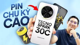 Unbox Tecno Spark 30c giá 2,8 triệu: 120Hz, pin 5000mAh chu kỳ cao, ...