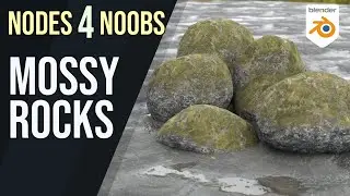 Mossy Rocks - Beginner Node Exercises in Blender