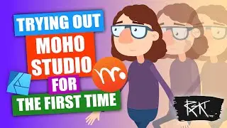 Character animation with Affinity Designer & Moho! - Trying out Moho Studio for the first time!