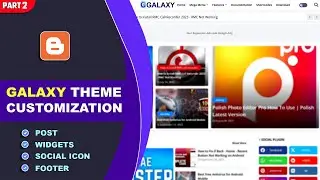 Galaxy Template for Blogger Customization - #2