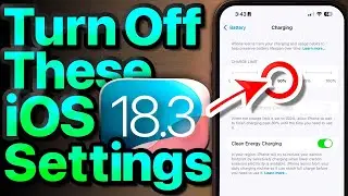 iOS 18 Settings To Turn OFF Now! (Important!)