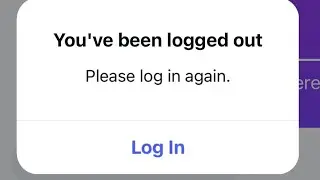 you've been logged out please log in again Fix Instagram app login | Instagram server down