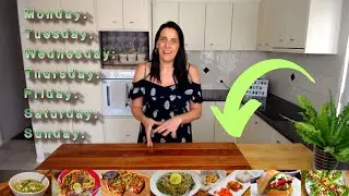 How To Plan Your Weekly Dinners the EASY Way! 7 Days of Eating DONE (Plan + Recipe Links Included!)