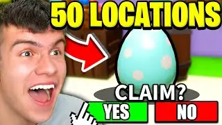 ALL 50 PRESENT LOCATIONS In Roblox Fishing Simulator! EASTER EGG EVENT UPDATE!