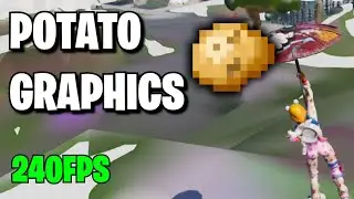 How To Get Potato Graphics On Fortnite! HUGE FPS INCREASE AND 0 INPUT DELAY!