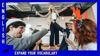 The Office Christmas Party | English Listening Lesson (Describing Photos)