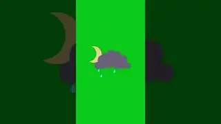 Raining 🌧 Icon Green screen #kinemaster #greenscreen #capcut