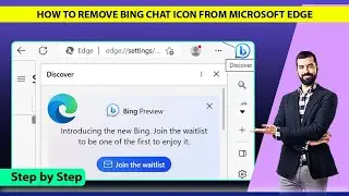 How to Delete Bing Chat or Bing Discover icon from Microsoft Edge | Remove Bing Chat Icon | Edge