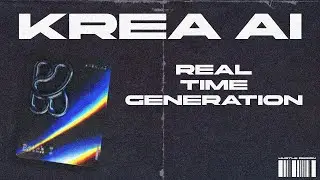 KREA AI - Функция real-time generation. Как пользоваться и как получить доступ?