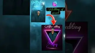 Neon triangle photo editing on picsart | PicsArt photo editing @ShivTech02