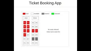 Ticket Booking App Using Vue Js