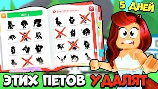В Новой Обнове Адопт Ми УДАЛЯТ ПЕТОВ! Новости Adopt Me Roblox