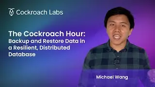 How to Backup Data & Restore Data in a Distributed Database