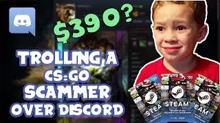 Baiting and Confronting a CS:GO SCAMMER over Discord