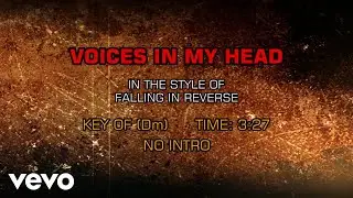 Falling In Reverse - Voices In My Head (clean) (Karaoke)