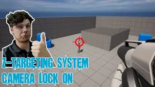 Unreal Engine - Lock on Single Target (Z Targeting System) Fixed Camera