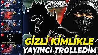 KİMLİĞİMİ GİZLEDİM ÜNLÜ TİKTOKCUYU TROLLEDİM Jin | Mobile Legends