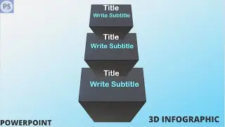 Create 3D infographic design with animation | powerpoint