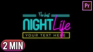 Neon Light Text Preset Free Download | Premiere Pro  Neon Light Tik Tok | Free Preset Effect 2021