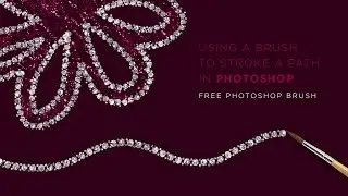 Photoshop Tip: Using a brush to stroke a path + Free Brush Download