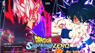 Dragon Ball Sparking Zero - Goku Ultra Instinct Sign VS Black Goku Super Saiyan Rose FULL GAMEPLAY