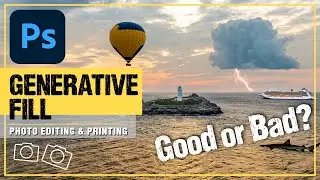 Generative Fill Photoshop Beta | For Landscape & Aviation Photography