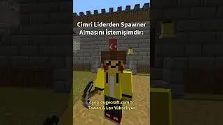 Sanki kendim için istedim haa #towny #minecraft #minecrafttürkçe