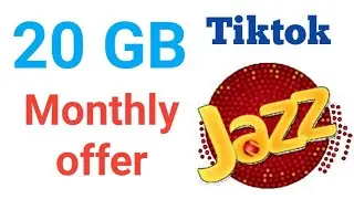 jazz monthly tiktok package code 2022 || jazz monthly tiktok offer || tiktok monthly pkg jazz