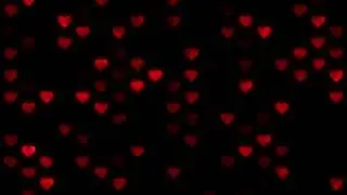 Red Hearts Love Valentine Abstract Background