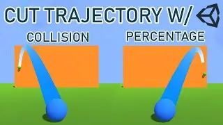 How To CUT A Line Renderer TRAJECTORY With Collision And/Or Percentage | Unity Tutorial