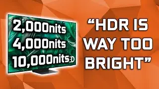 Are Displays Too Bright? - HDR TVs & Monitors