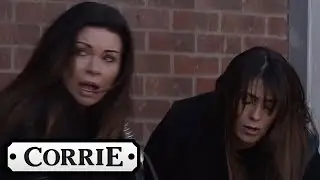 Coronation Street - Michelle Is Hit in the Stomach by a Football
