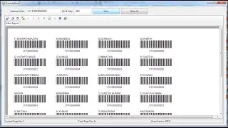 Crystal Reports Create Barcode label for products using c#