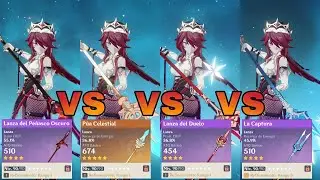 Comparación de Armas Para Rosaria (Genshin Impact)
