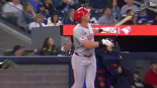 Spencer Steers 19th home run of the season is a 2-run shot