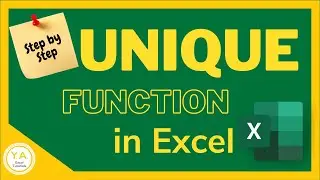 How to Use the UNIQUE Function in Exel - Tutorial