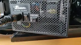 Seasonic Prime TX-850 fan turns on and off constantly