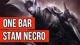 Stamina Necromancer SOLO PVE Build - BLOOD THIRST - Incredible ONE-BAR Solo Necro Build for ESO!