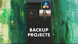 Backup DaVinci Resolve Projects