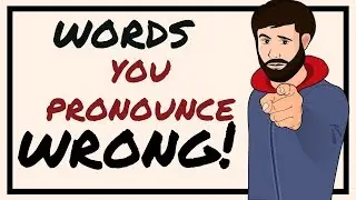 MOST DIFFICULT ENGLISH WORDS | Pronunciation Mistakes Part 1