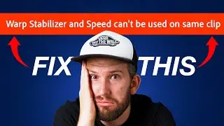 Quickly Fix the Warp Stabilizer and Speed Error on Premiere Pro