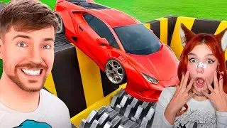 MrBeast - Lamborghini vs. Измельчитель Реакция на Мистера Биста