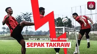 Rizky Ridho, Witan Sulaeman, Resky Fandi, dan Rio Fahmi Adu Skill Sepak Takraw | Fun Games