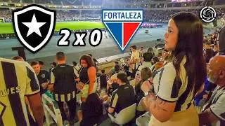 BOTAFOGO FANS: UNMATCHED! Celebration in BOTAFOGO 2 X 0 FORTALEZA 🇧🇷 BRAZILIAN LEAGUE  2024 【 4K 】