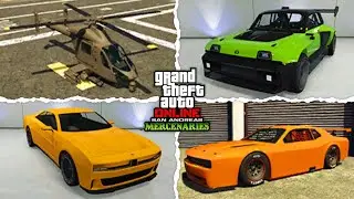 GTA Online San Andreas Mercenaries DLC Update - ALL NEW Unreleased Cars, Vehicles, Aircrafts & MORE!