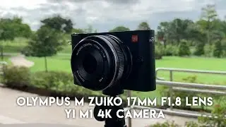 Yi M1 Camera - 17mm F1.8 Prime Lens Review for cinematic video!