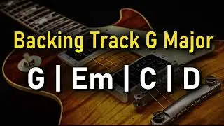 Pop Rock Backing Track G Major | 110 BPM | Guitar Backing Track