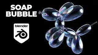 Soap bubble in Blender