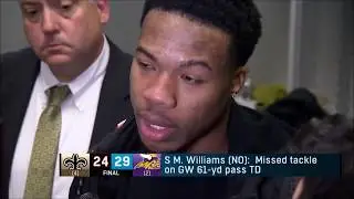 Marcus Williams Explains His Missed Tackle vs Vikings