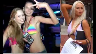 oops Blondes Redheads Beauties Bikinis Clubbing Dancing Kara Red